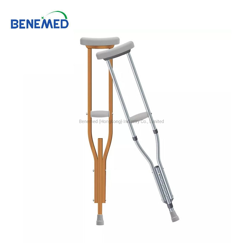 Height Adjustable Medical Walking Crutches for Patients