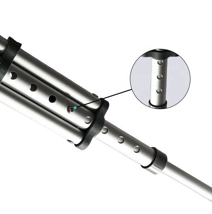 Wholesale Aluminum Underarm Cane Walker Disabled Walking Crutch for Adult