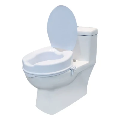 Bathroom Plastic Toilet Seat Raiser for Elderly Commode Raised Toilet Seat