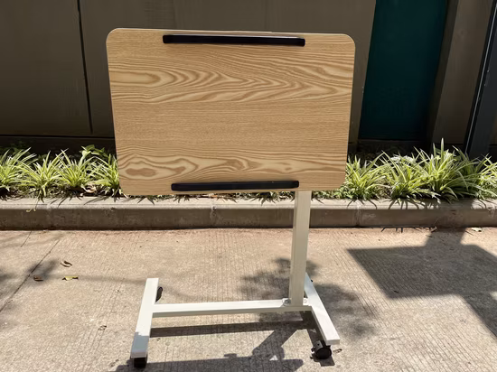 Patient Overbed Table /Adjustable Over Bed Table/Movable Bedside Table