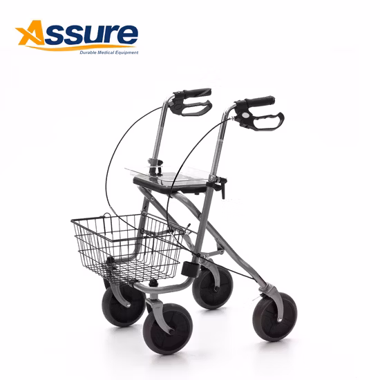 China Hospital Medical Steel Movable Computer Overbed Table