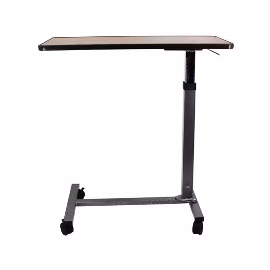 Top Quality Adjustable Height Wooden Over Bedside Dining Overbed Table for Hospital