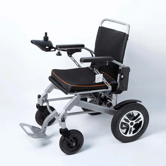 Factory Price Hot Sale Portable Lightweight Motor Wheel Chair Folding Power Electric Wheelchair