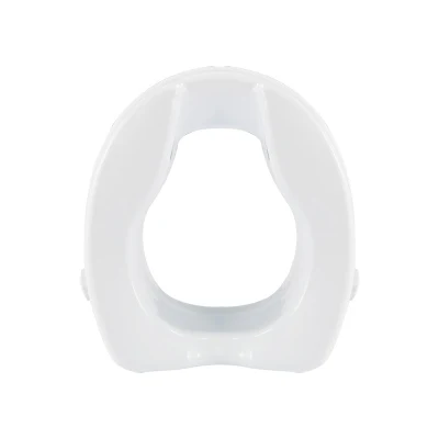 Raised Toilet Seat with Lid for Elderly Disabled High and Elevated Lifter Extender Toilet Seat Riser